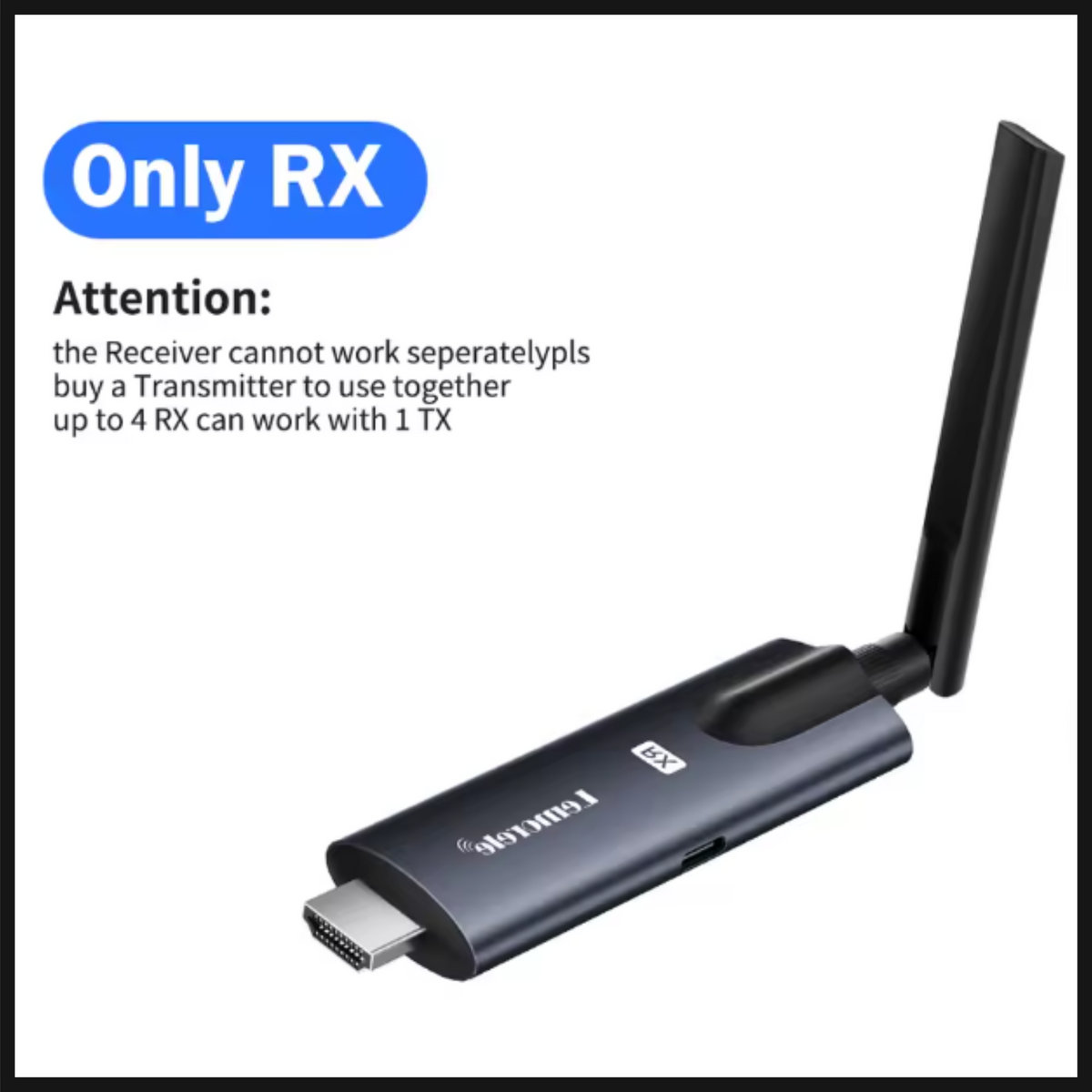 Draadloze HDMI-ontvanger (extra)