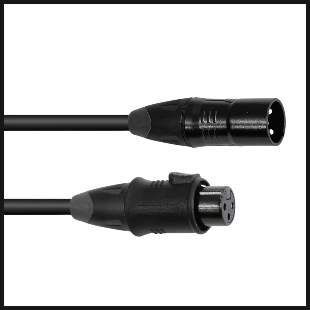 XLR/DMX-kabel 10 m