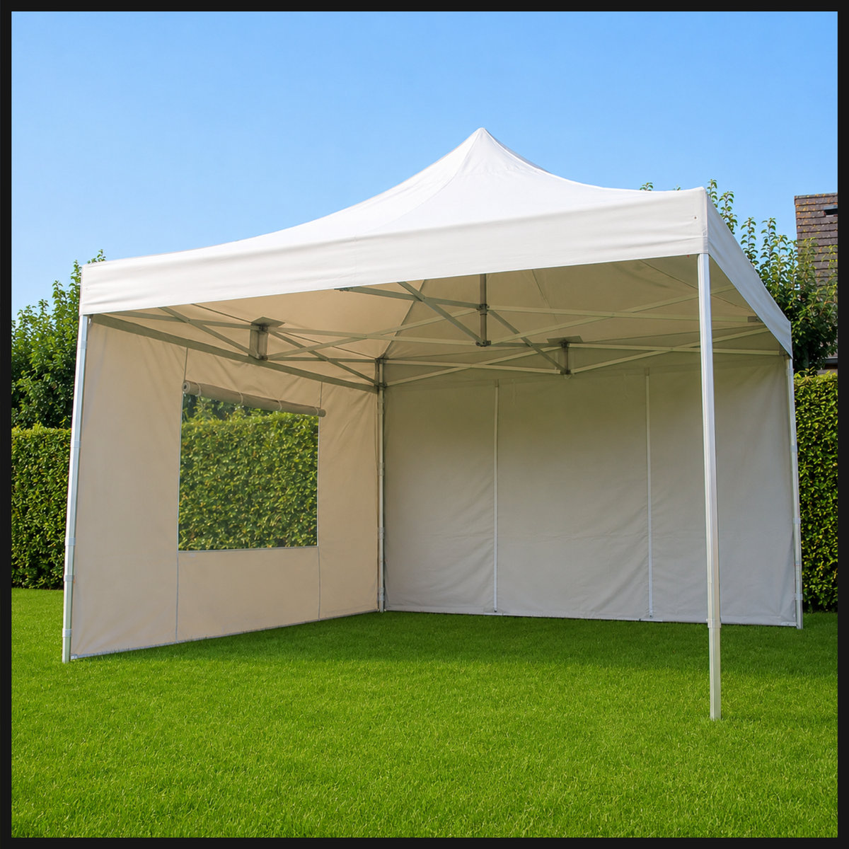 Vouwtent 3 × 3 m beige